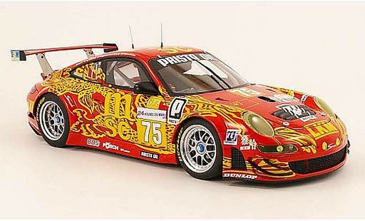 Porsche 911 GT3 RSR 1/18 Autoart 2009 no.75 fia gt le mans d.o'young / p.hesnault / p.kralev modellini auto