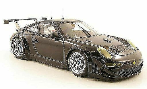 Porsche 911 GT3 RSR 1/18 Autoart 2009 nero plain body modellini auto