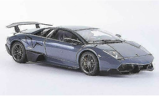 Lamborghini Murcielago LP670 1/43 Autoart 4 SV grigio/carbon 2009 modellini auto