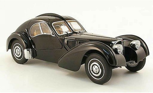 Bugatti 57 Atlantic 1/18 Autoart SC nero 1938 modellini auto