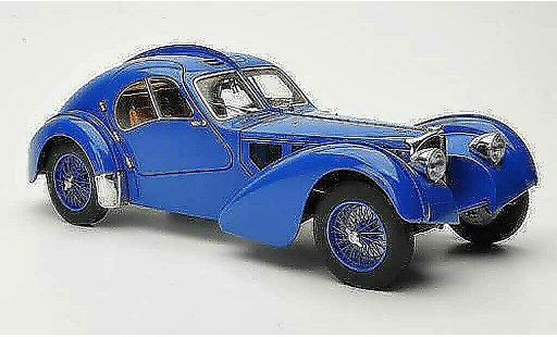 Bugatti 57 Atlantic 1/18 Autoart S blu 1938 modellini auto