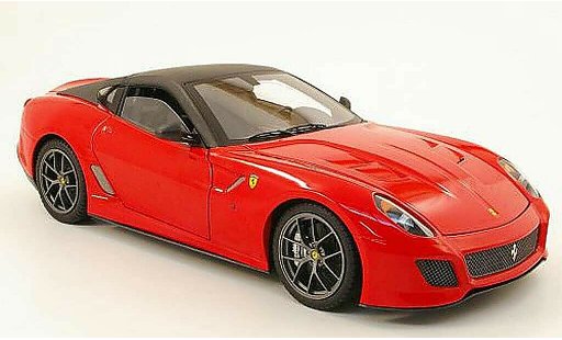 Ferrari 599 GTO 1/18 Hot Wheels Elite rosso/noir modellini auto