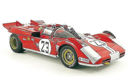 Ferrari 512 S 1/18 Hot Wheels Elite no.23 n.a.r.t. bucknum/adamovicz 24h daytona 1971 modellini auto