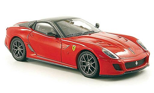 Ferrari 599 GTO 1/43 Hot Wheels Elite rosso/grigio (Elite) modellini auto