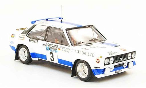 Fiat 131 Abarth 1/43 Trofeu No.3 RAC Rally 1979 modellini auto