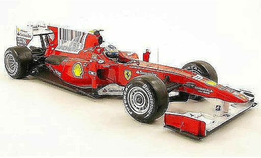 Ferrari F1 F2010 1/18 Hot Wheels f10 no.8 santander gp bahrain 2010 modellini auto