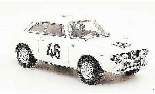 Alfa Romeo Giulia sprint gta 1/43 M4 1600 no.46 zolder 1967 modellini auto
