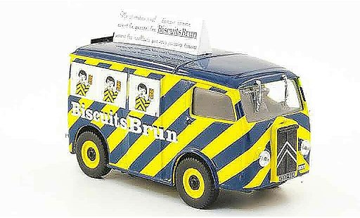 Citroen TUB Fourgonnette 1/43 IXO biscuits brun modellini auto