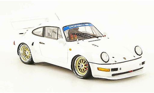 Porsche 911 Turbo S 1/43 Spark 964 bianco 1 modellini auto