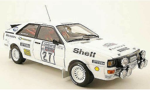 Audi Quattro rallye 1/18 Sun Star no.27 s lombard rac 1982 modellini auto