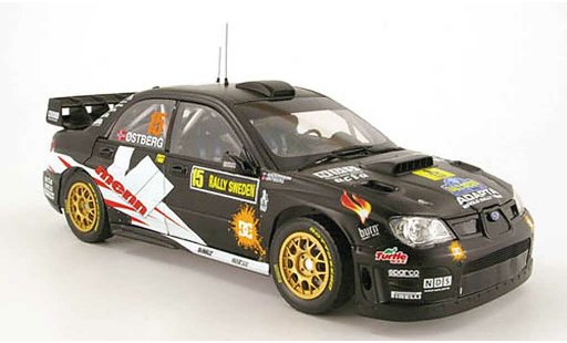 Subaru Impreza WRC 1/18 Sun Star 07 no.15 rallye Svezia 2010 modellini auto