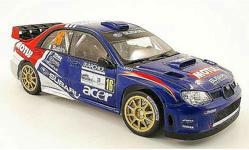 Subaru Impreza WRC 1/18 Sun Star 07 no16 motul rallye monza 2009 fbabini / gbernacchini modellini auto