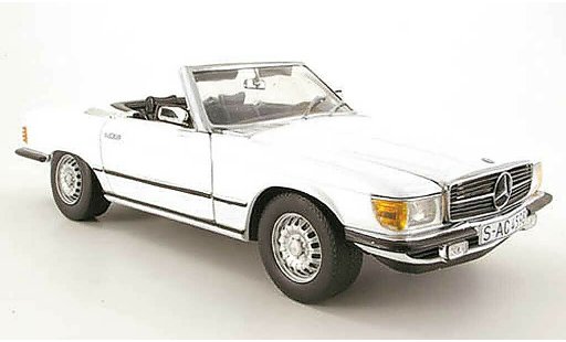 Mercedes 350 Base 1/18 Sun Star (r107) bianco 1977 modellini auto
