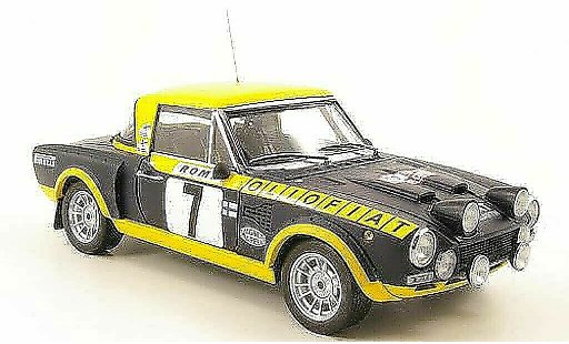 Fiat 124 Abarth 1/18 Sun Star no.7 olio fiat rallye monte carlo 1976 modellini auto