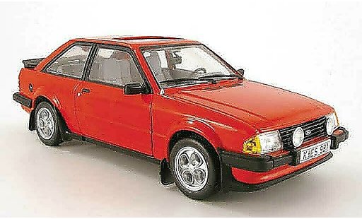 Ford Escort XR3i 1/18 Sun Star rosso 1983 modellini auto