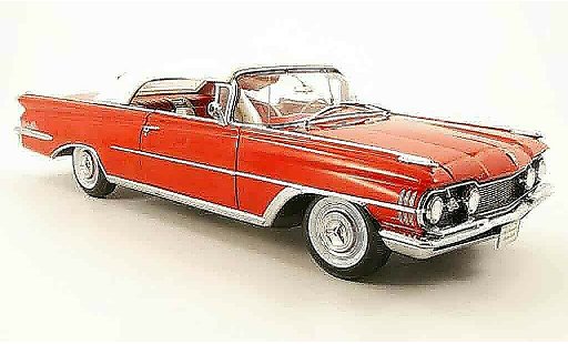 Oldsmobile 98 Convertible 1/18 Sun Star convertibile rosso/bianco toit fermees capote 1959 modellini auto