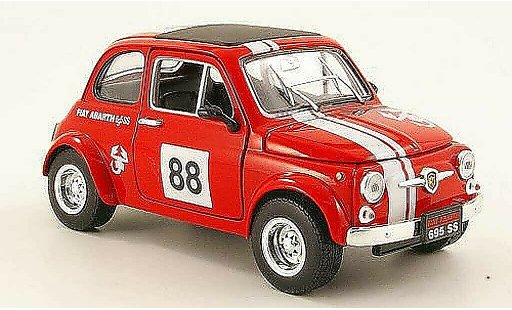 Fiat 500 Abarth 1/18 Mondo Motors 695ss rosso no.88 modellini auto