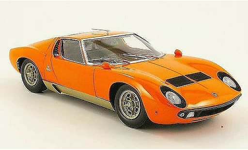 Lamborghini Miura P400 1/18 Kyosho s orange modellini auto