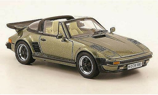 Porsche 911 Turbo 1/43 Neo SE Targa Flatnose verde lim. Aufl. 300 1987 modellini auto