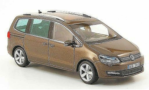 Volkswagen Sharan Base 1/43 Minichamps marrone 2010 modellini auto