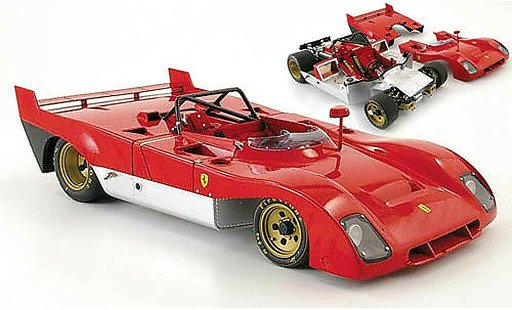 Ferrari 312 PB 1/18 GMP prossootipo rosso modellini auto