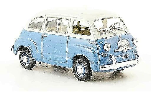 Fiat 600 Multipla 1/43 Norev blu bianco 1967 modellini auto