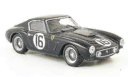 Ferrari 250 GT 1960 1/43 Hot Wheels Elite berlinetta swb no.16 24h le mans modellini auto