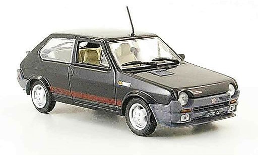Fiat Ritmo Abarth 1/43 Norev nero 1981 modellini auto