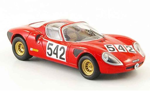 Alfa Romeo 33.2 stradale 1/43 M4 1968 no.542 p.laureati cappo carotti modellini auto