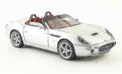 Ferrari 575 GTZ 1/43 Look Smart barchetta grigio metallisee modellini auto