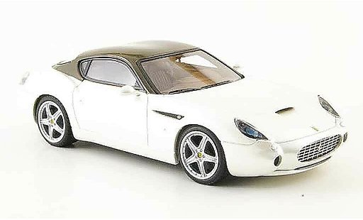 Ferrari 575 GTZ 1/43 Look Smart zagato bianco marrone modellini auto