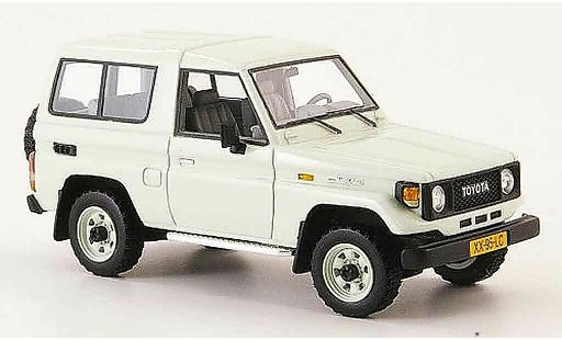 Toyota Land Cruiser Base 1/43 Neo bianco 1985 modellini auto