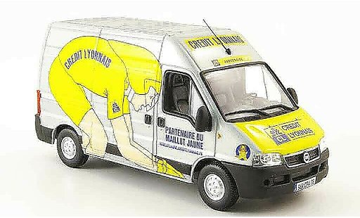 Fiat Ducato Kasten 1/43 Norev Credit Lyonnais Tour de France modellini auto
