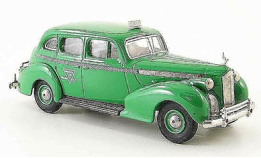 Packard Super 8 Sedan 1/43 Rextoys Taxi verde Checker Cab 1940 modellini auto
