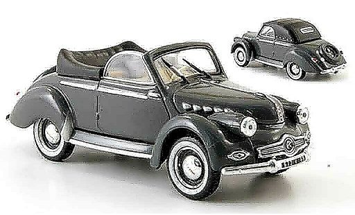 Panhard Dyna X 1951 1/43 Norev Cabrio grigio modellini auto