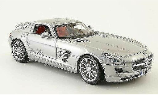 Mercedes SLS Coupe 1/18 Maisto coupe amg (c197) grigio 2010 modellini auto
