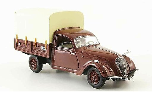 Peugeot 202 Fourgonnette 1/43 Norev camionette marrone pianale modellini auto