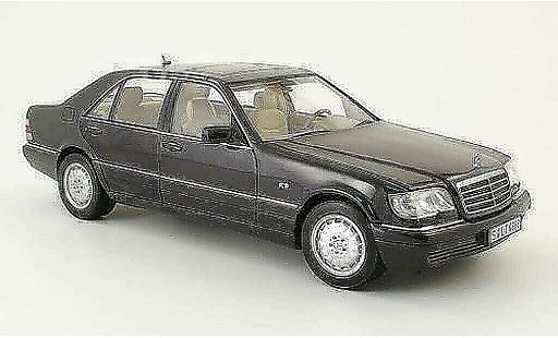 Mercedes Classe S Base 1/18 Norev S 320 (w140) nero 1994 modellini auto