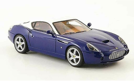 Ferrari 575 GTZ 1/43 Look Smart zagato blu bianco modellini auto