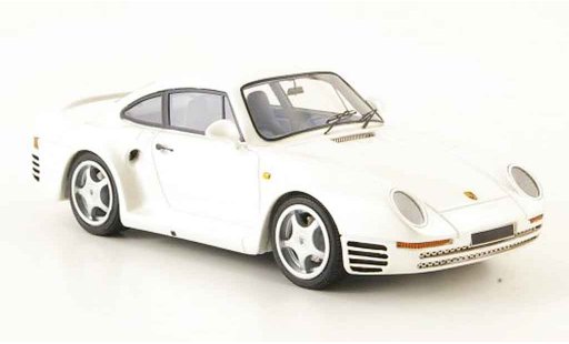 Porsche 959 1984 1/43 Look Smart bianco modellini auto