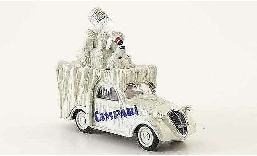 Fiat 500 B 1/43 Brumm Furgoncino Campari 1950 modellini auto