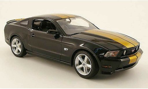 Ford Mustang GT 1/18 Greenlight noir/gold 2010 modellini auto