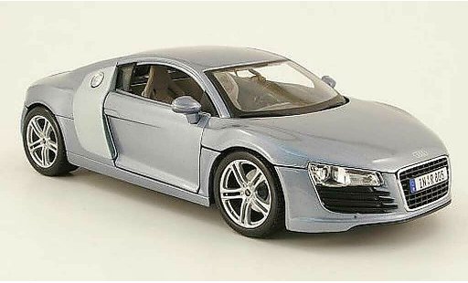 Audi R8 4.2 fsi 1/18 Maisto 5.2 grigio modellini auto