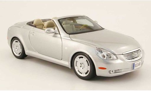 Lexus SC 430 1/18 Maisto grigio metallized decapotable 2001 modellini auto