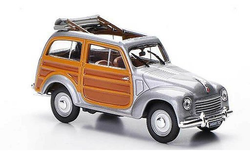 Fiat 500 Giardiniera 1/43 Norev Legno grigio 1949 modellini auto