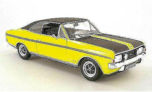 Opel Commodore A 1/18 Revell gs/e giallo/noir modellini auto