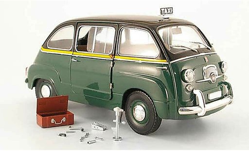 Fiat 600 Multipla 1/18 Mini Miniera d taxi rom 1960 modellini auto