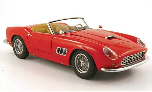 Ferrari 250 GT California 1/18 Hot Wheels spider rosso modellini auto