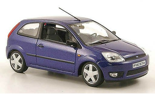 Ford Fiesta MKIV 1/43 Minichamps blu 3-portes modellini auto