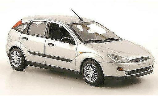 Ford Focus Berline 1/43 Minichamps grigio 5-portes 2002 modellini auto